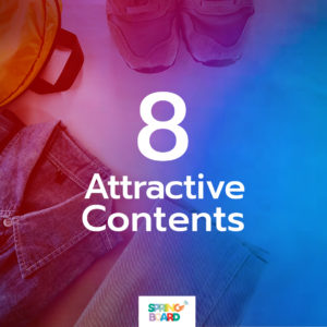 8 attractive contents - The Social Media Package by Springboard Solutions